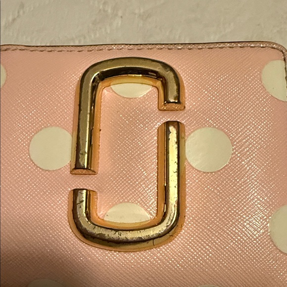 Pink Polka Dot Wristlet Wallet - Picture 3 of 14